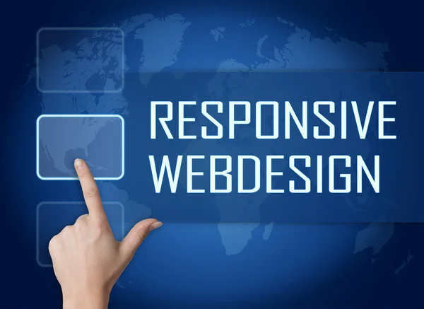 Reaktionsfähiges Webdesign — Stockfoto