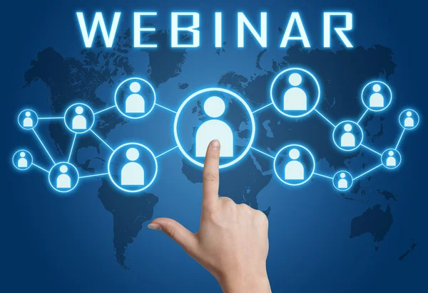 Webinar — Stock Photo, Image