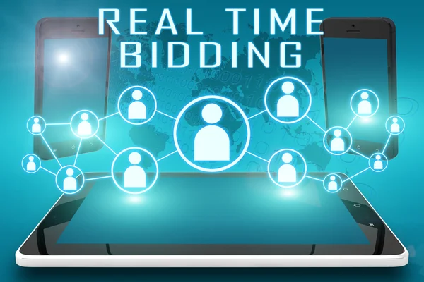 Real Time Bidding — Stock Photo, Image