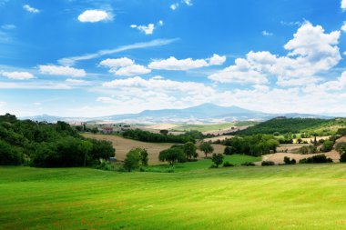 Farmland in Tuscany, Italy clipart