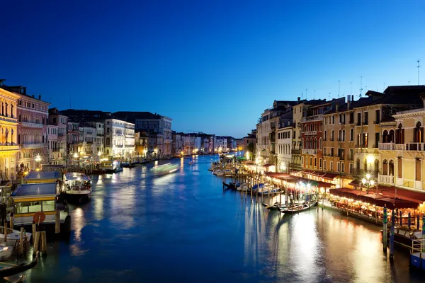 Canal Grande a Venezia, Italia al tramonto — Foto Stock