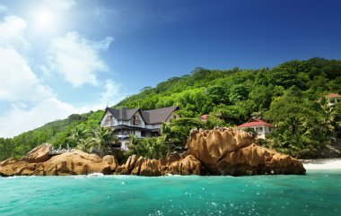 otel tropikal plaj, la digue, Seyşel Adaları