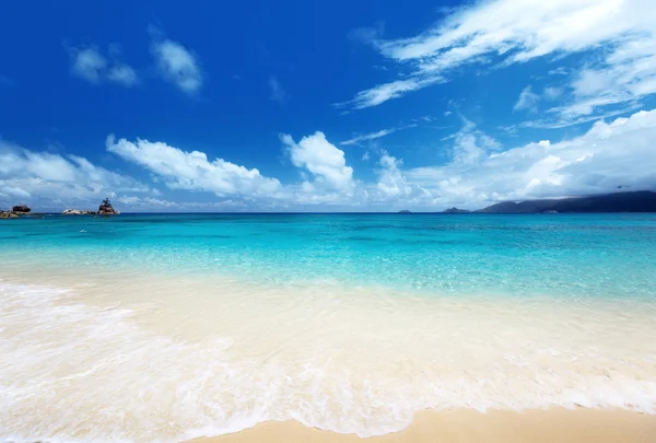 Beach of Mahe island, Seychelles — Stock Photo, Image