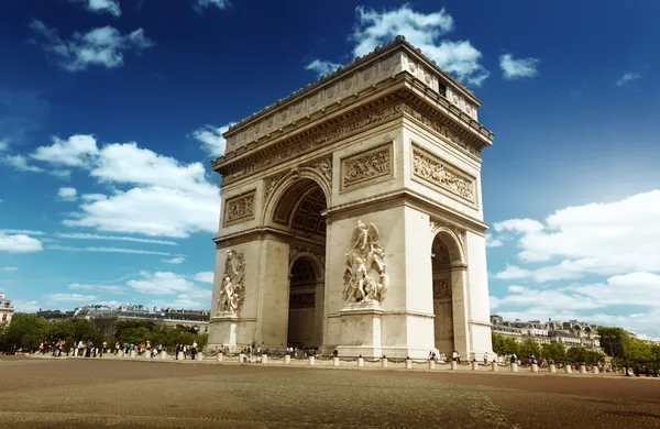 Arc de triomph paris, Frankrijk — Stockfoto