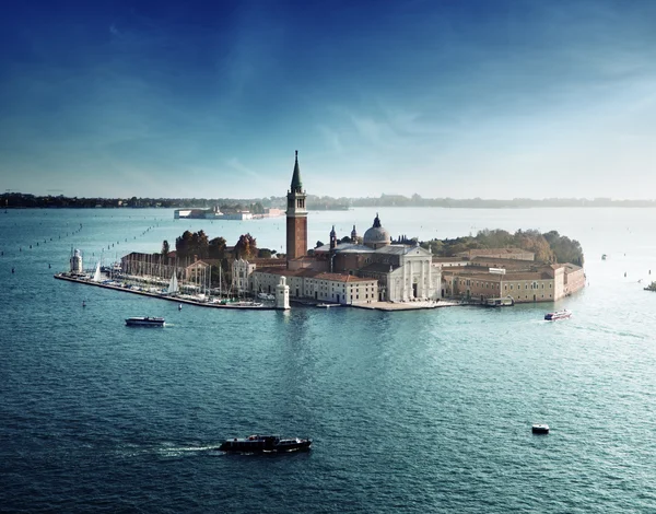 Blick auf die Insel San Giorgio, Venedig, Italien — Stockfoto