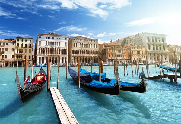 Gondolas in Venice, Italy Royalty Free Stock Photos