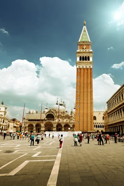 San Marco Square, Benátky, Itálie — Stock fotografie