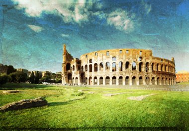 Roma 'da kolezyum, İtalya