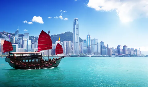 Hong Kong harbour — Stock Photo, Image