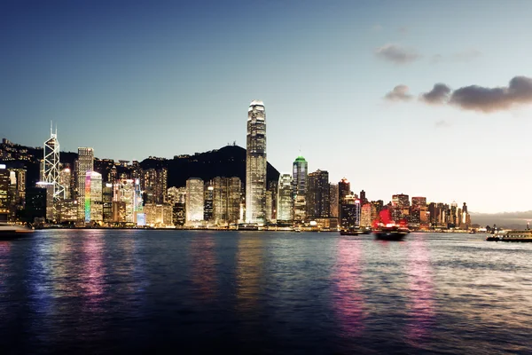 홍콩의 스카이 라인 — 스톡 사진