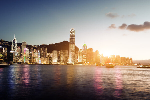 Skyline of Hong Kong