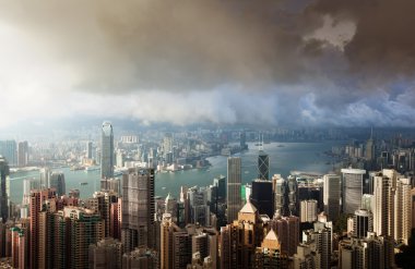 Victoria'nın en yüksek Hong Kong Adası