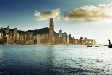 hong Kong manzarası