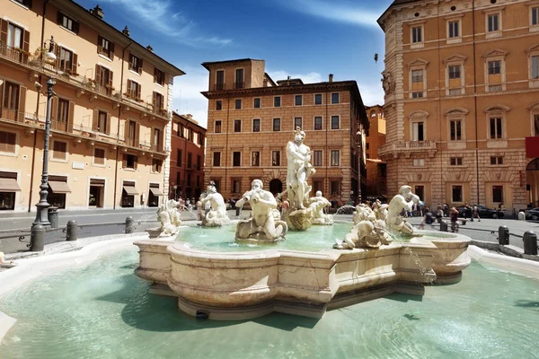 Piazza navona, Rzym. Włochy — Zdjęcie stockowe