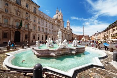 Piazza navona, Roma. İtalya