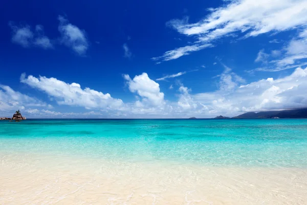 Strand van mahe island, Seychellen — Stockfoto