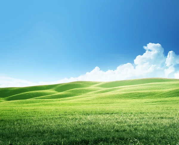 Colline nella giornata di sole Toscana, Italia — Foto Stock