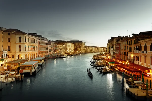 Gran Canal en la hora de la puesta del sol, Venecia, Italia —  Fotos de Stock