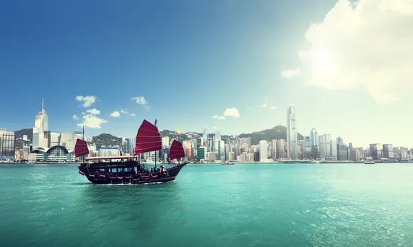 Hong Kong harbour — Stockfoto