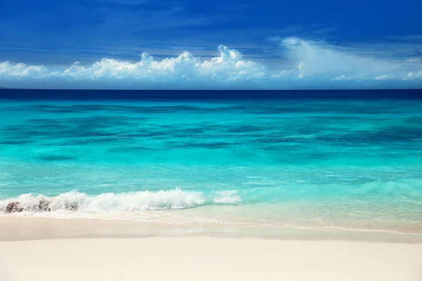 Seychellen strand — Stockfoto