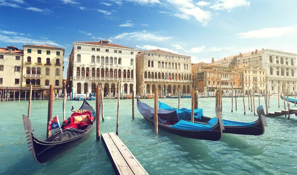 Gondolas in Venice, Italy. Stock Picture