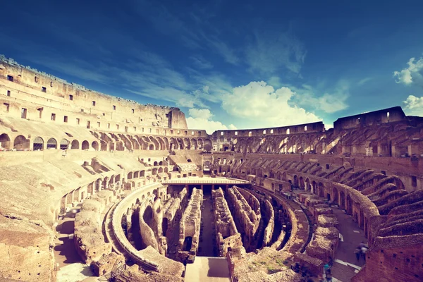 Inside of Colosseum in Rome, Italy — Stock Photo, Image