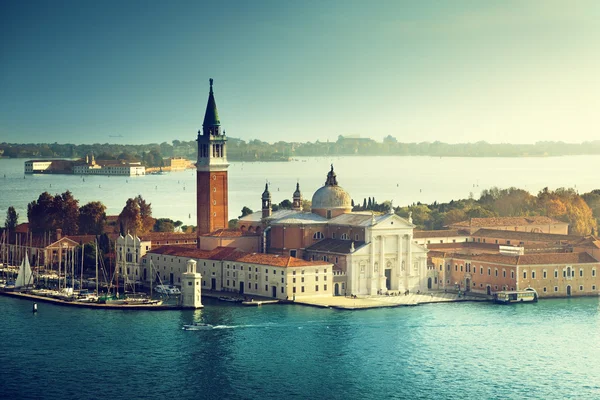 Uitzicht op het eiland San Giorgio, Venetië, Italië — Stockfoto