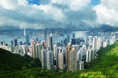 Hong Kong'dan victoria peak