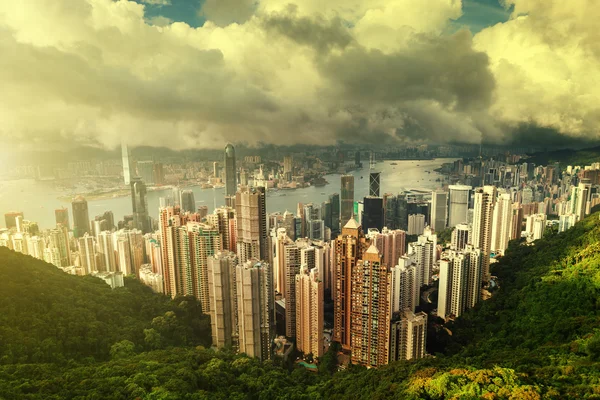 Hong Kong desde el pico Victoria —  Fotos de Stock