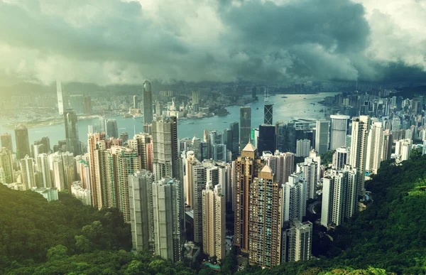 Hong Kong from Victoria Peak — Stock Photo, Image