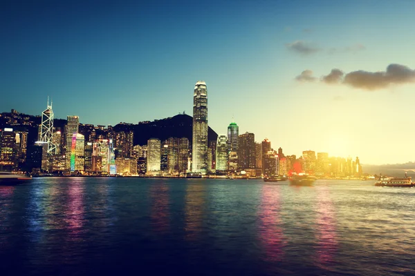 Skyline de Hong Kong — Fotografia de Stock