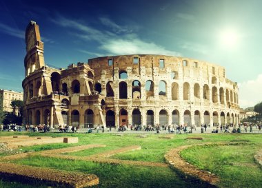 Roma 'da kolezyum, İtalya