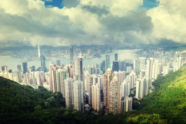 Hong Kong from Victoria Peak — Stock Photo, Image