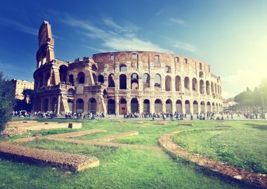 Colosseum in Rome, Italy clipart