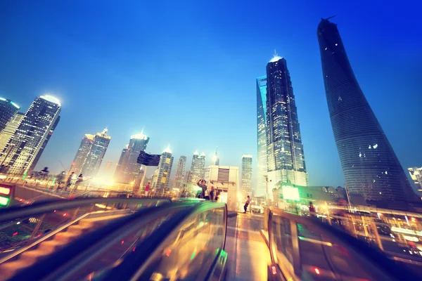 Shanghai lujiazui financiële centrum, china — Stockfoto