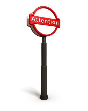 Kırmızı yol levhası