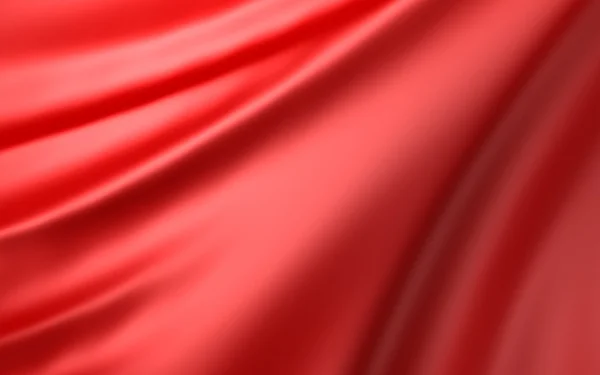 Red Smooth Soft Cloth — Stock Photo, Image