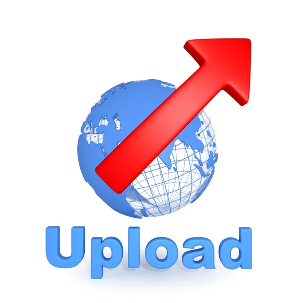 Upload Sign — Stock Photo, Image
