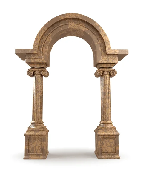 klasik Yunan mermer ark