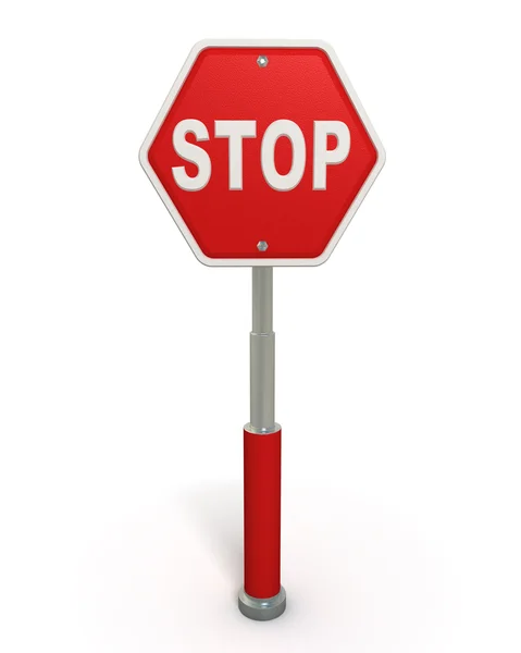 Πινακίδα stop — Φωτογραφία Αρχείου