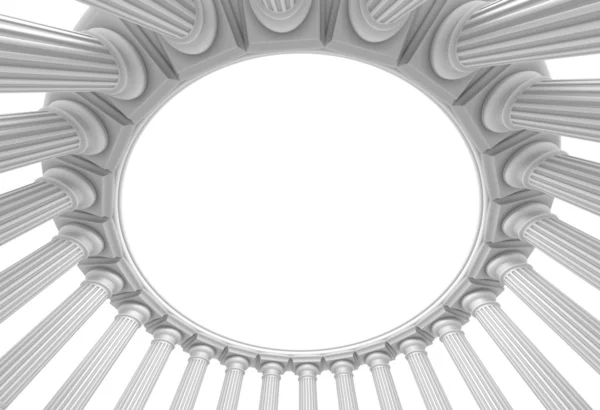 Círculo de columnas — Foto de Stock