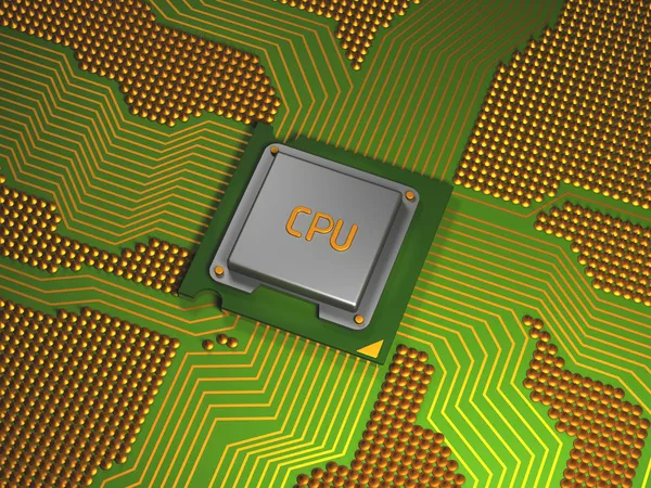 Fondo de la CPU — Foto de Stock