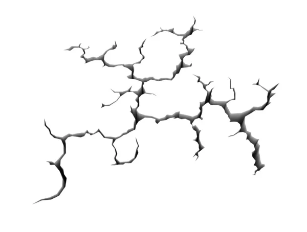 Pęknięcia ziemi — Zdjęcie stockowe