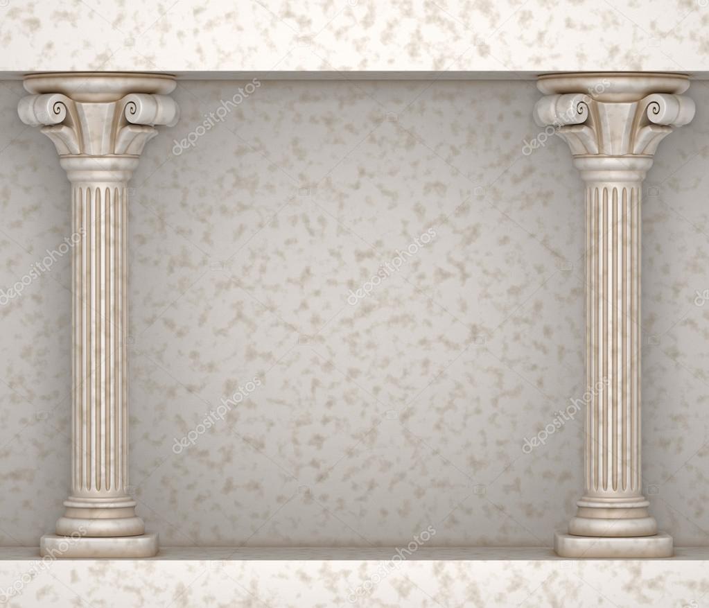 Classic Greek Pillar Background