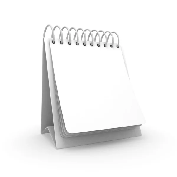 Blank Desktop Calendar — Stock Photo, Image