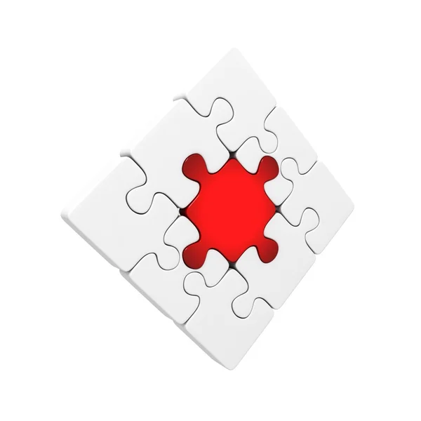 3d puzzle — Stock Photo, Image