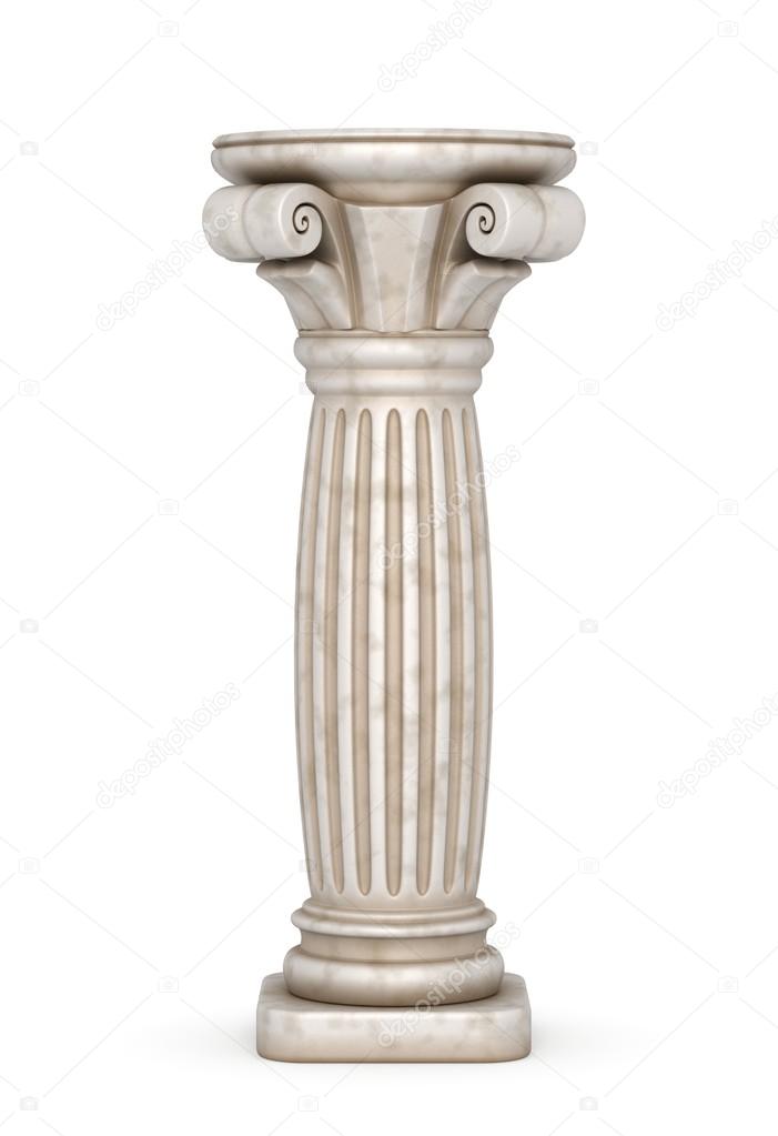 depositphotos_33156219 stock photo fat greek pillar illustration