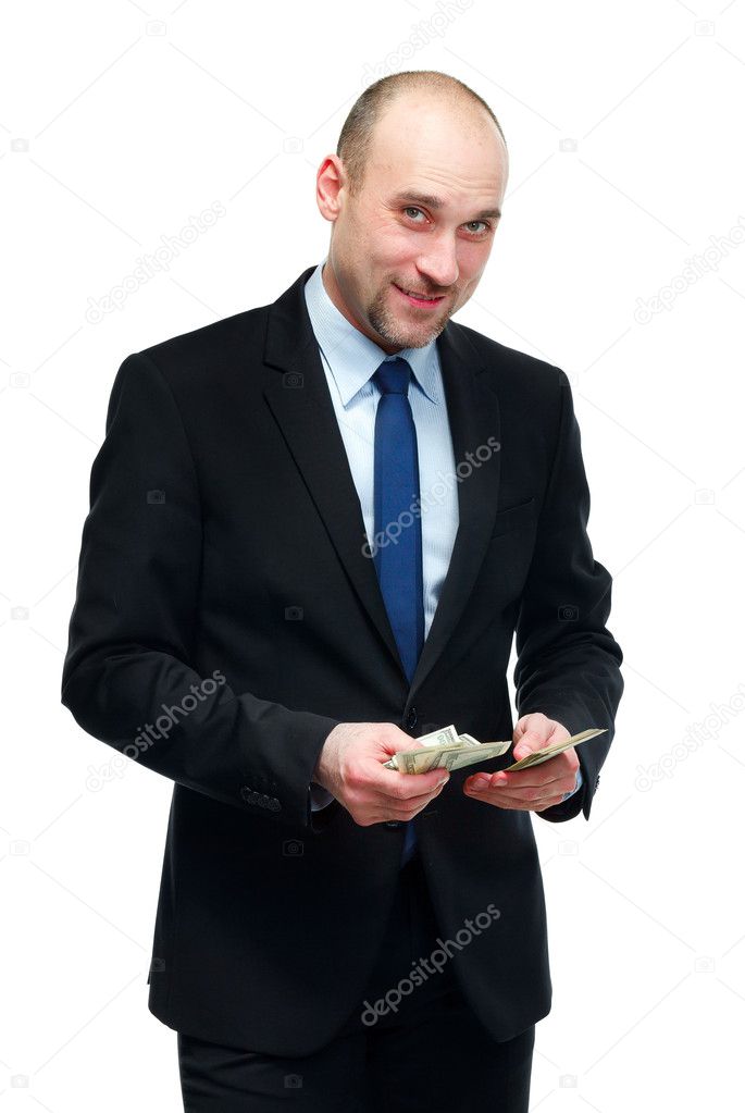 Man considers money