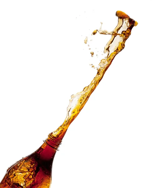 bir şişe kola splash