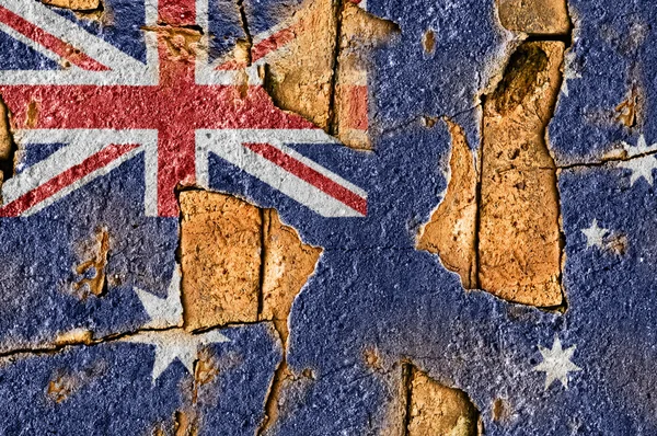 Grunge Flag Of Australia — Stock Photo, Image